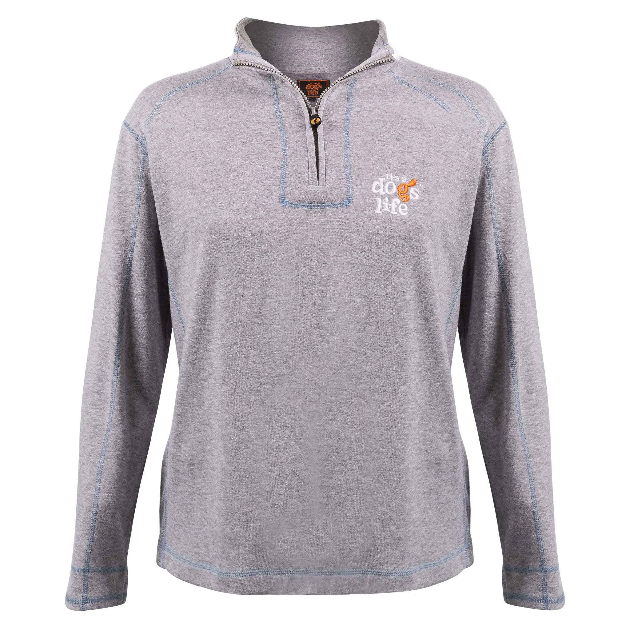1/3 Zip Sweatshirt - Sport Grey