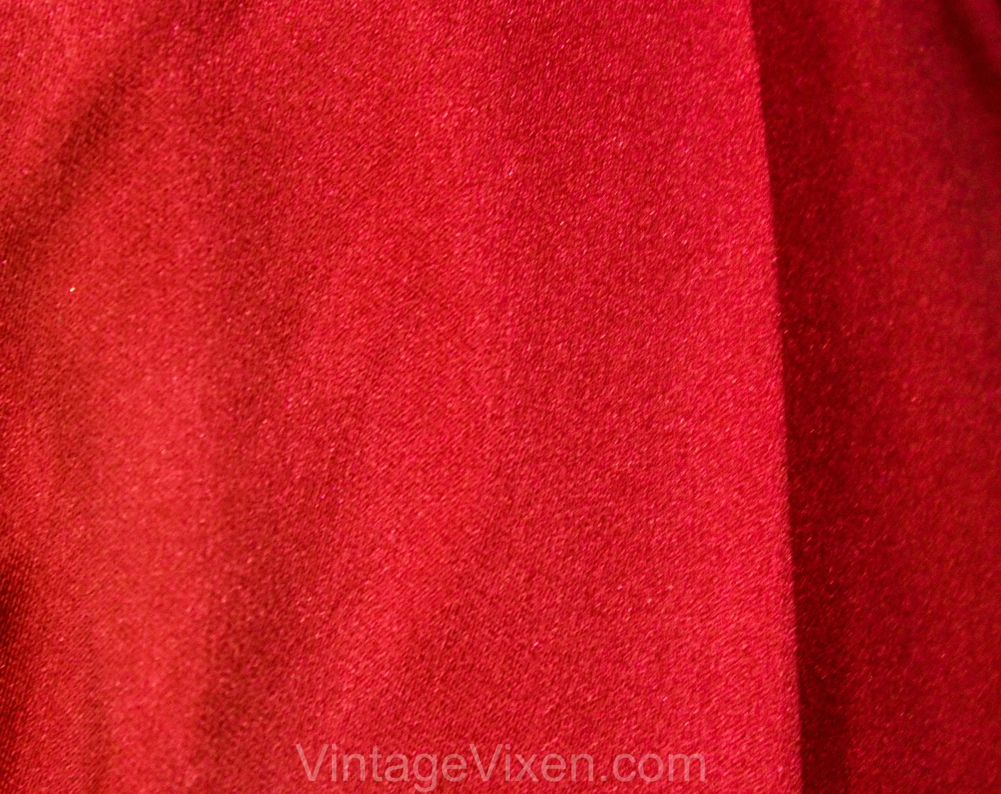 1970s Red Satin Pants - Designer YSL Yves Saint Laurent Tailored Evening Trousers - Ringmaster Red Disco Era with Metal Buckles - Waist 26.5