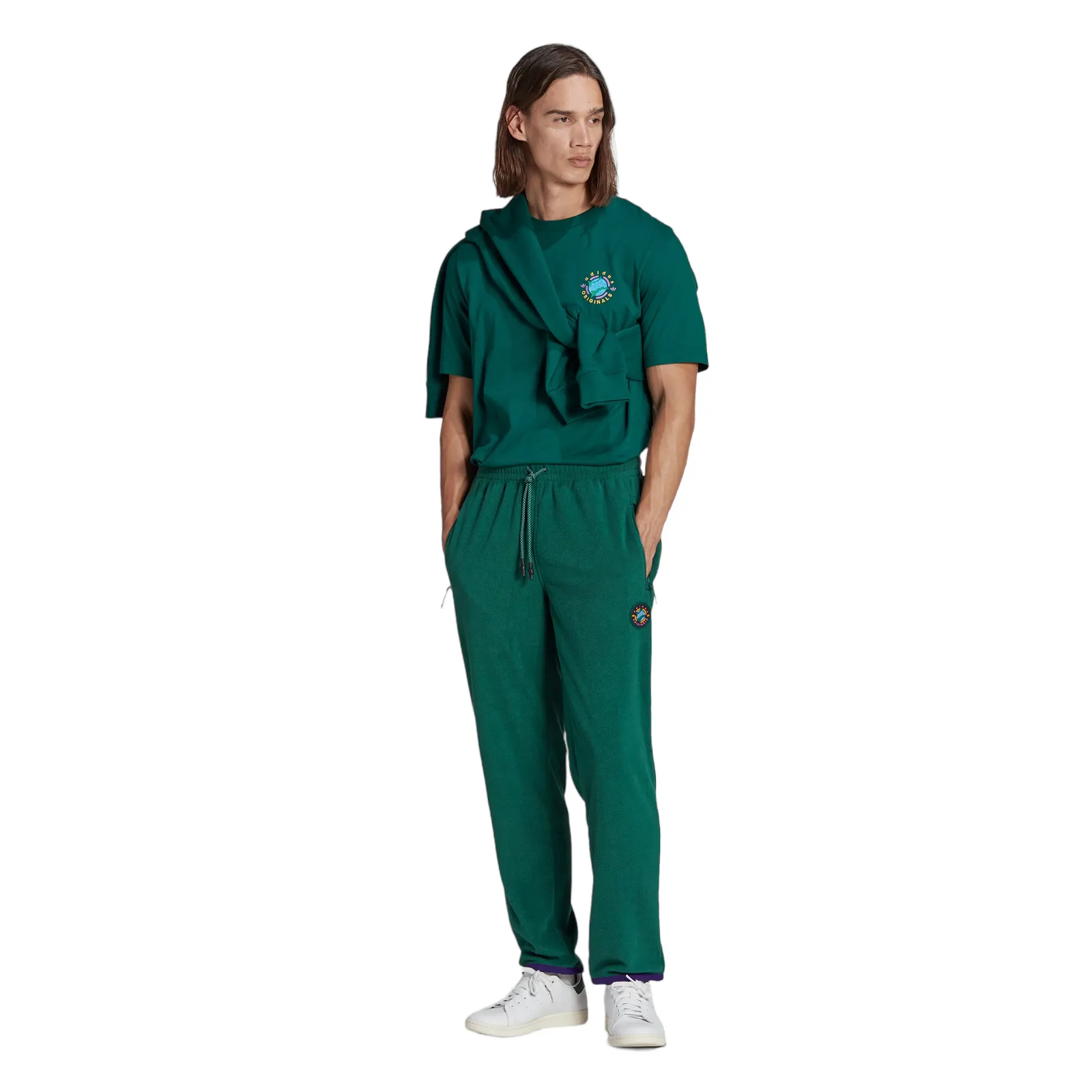 adidas Originals Wander Hour Fleece Pants - Green