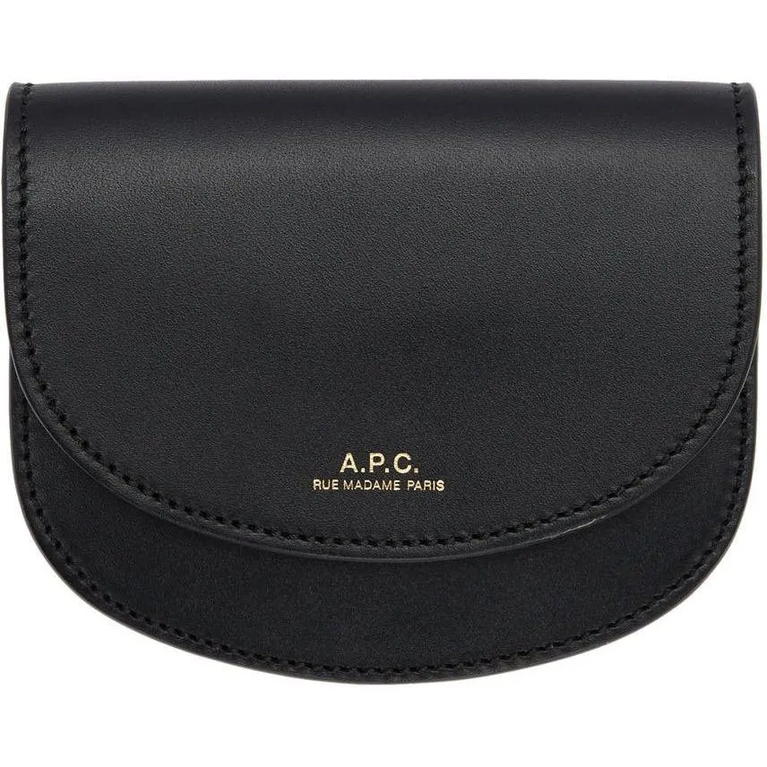 A.P.C. Black Compact GenÃ¨ve Wallet