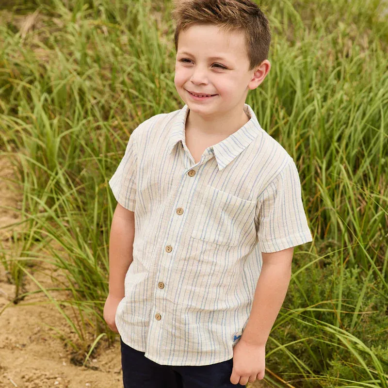 Boys Jack Shirt - Riviera Stripe