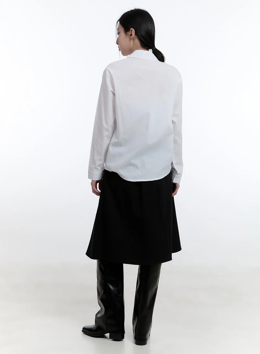 Classic Long-Sleeve Collared Shirt CJ520