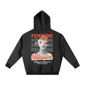 Feminine Bloom Fleeced Hoodie