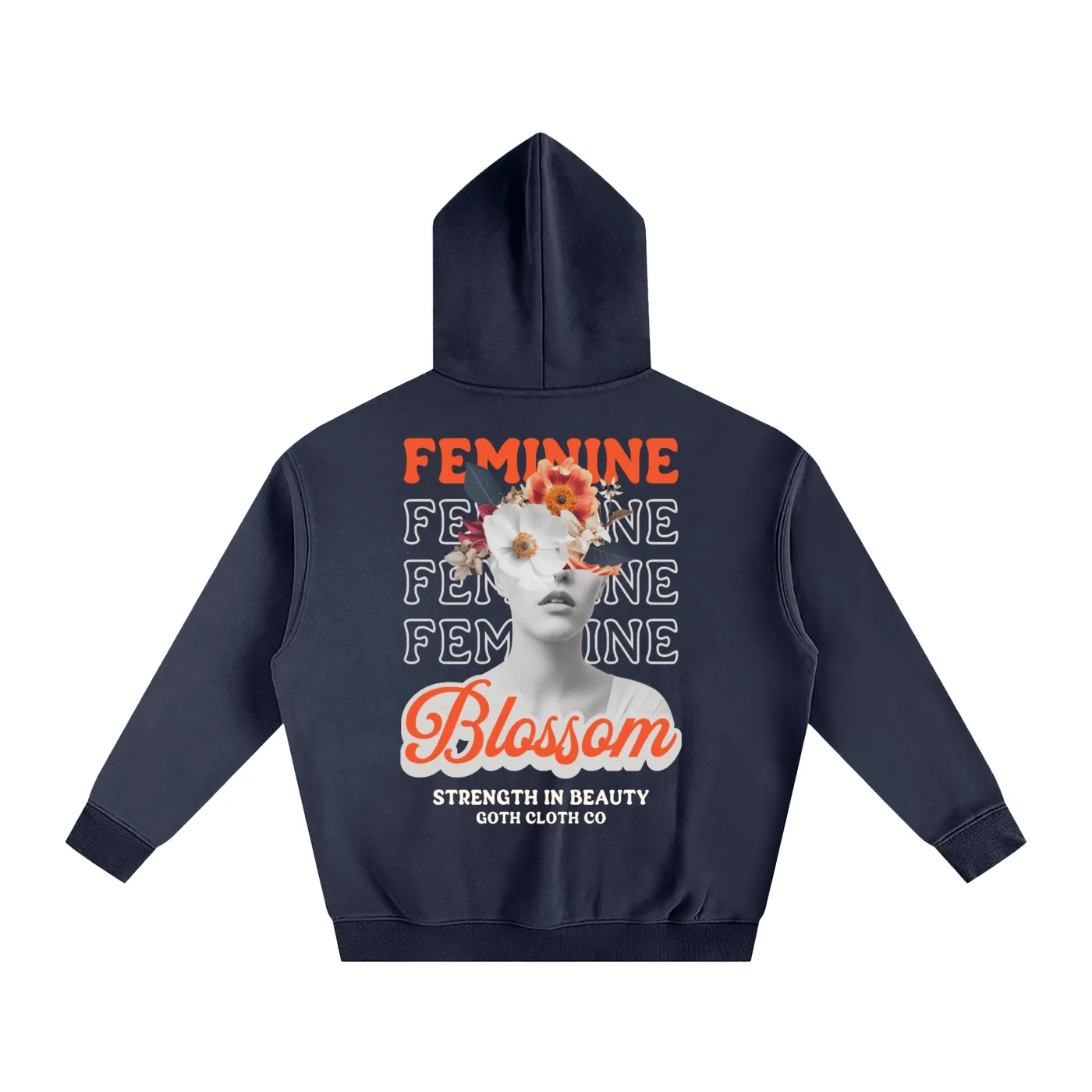 Feminine Bloom Fleeced Hoodie
