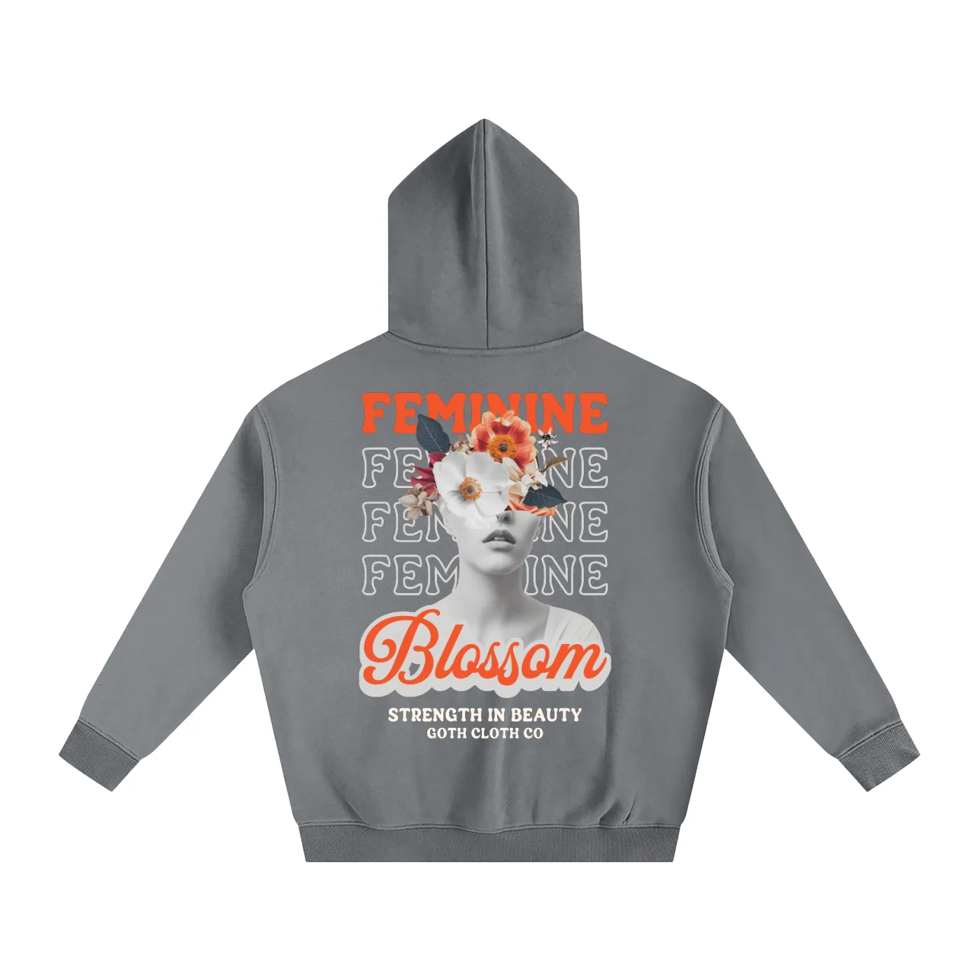 Feminine Bloom Fleeced Hoodie