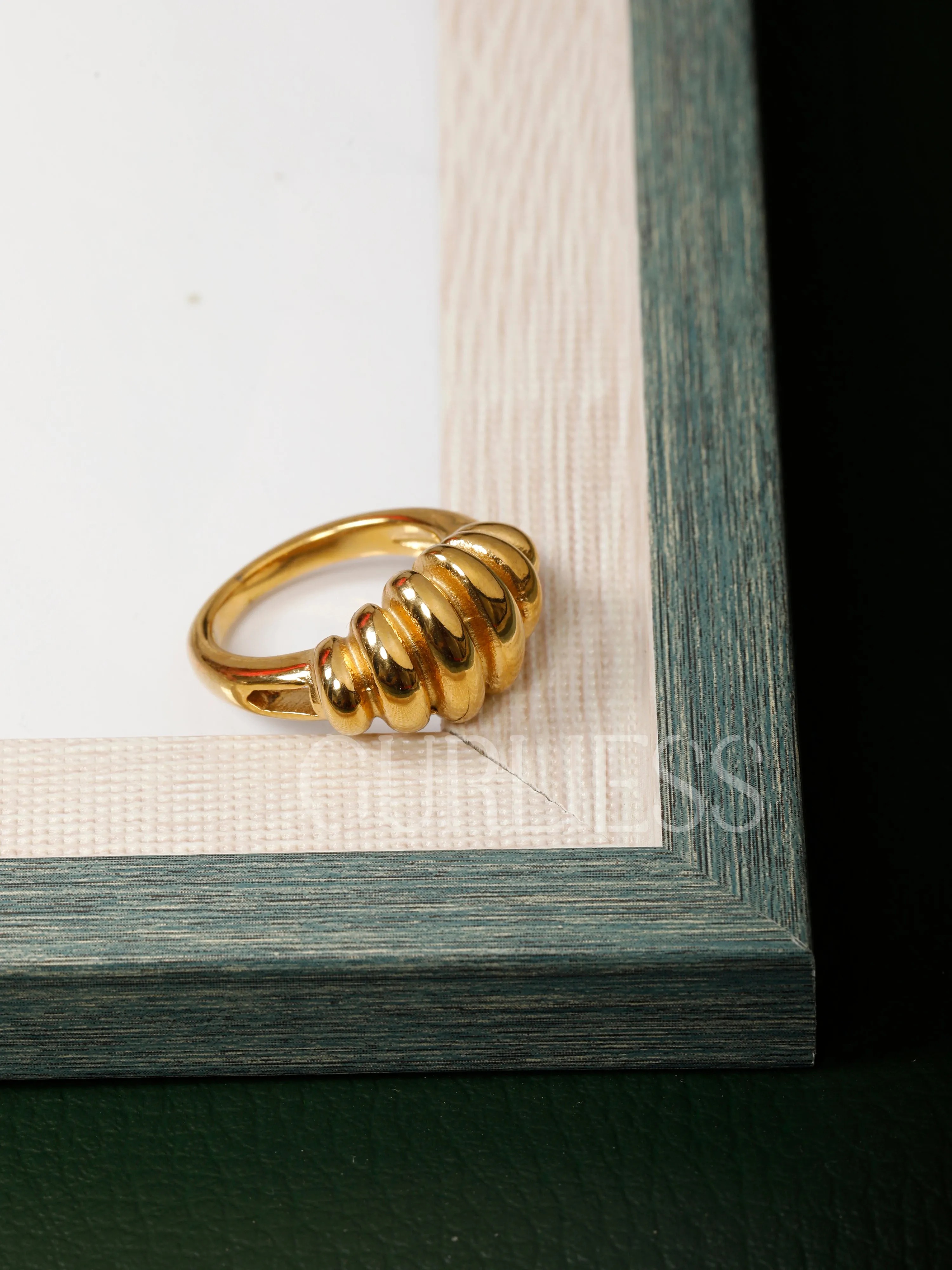 Feminine Finesse Gold Rings