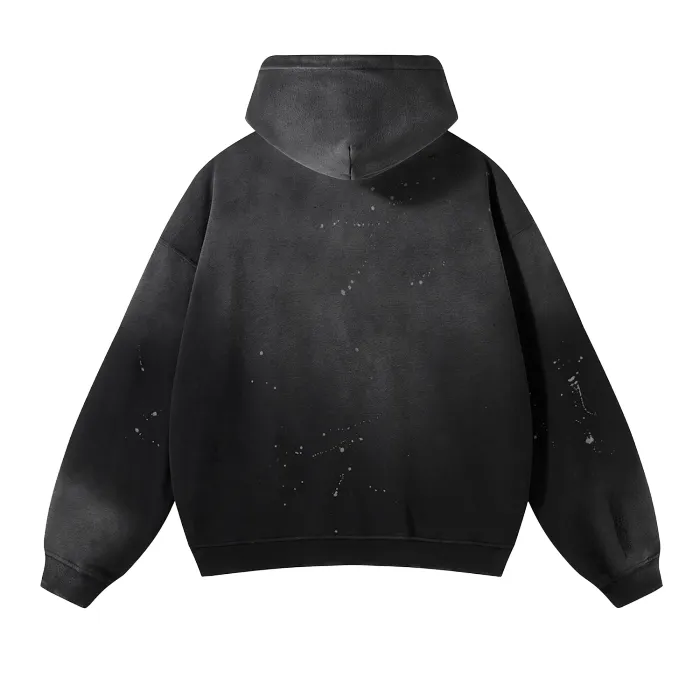 Feminine Vintage Frayed Premium Metal Hoodie