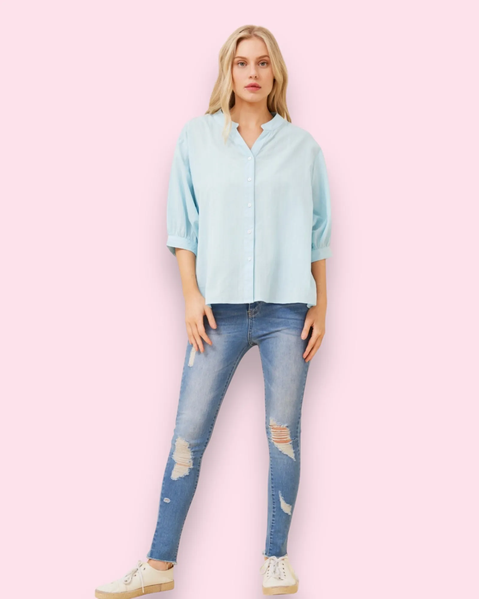 Harper Top - Blue