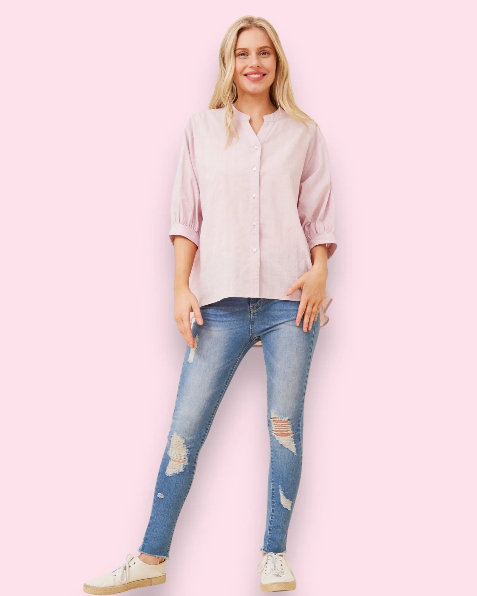Harper Top - Mauve