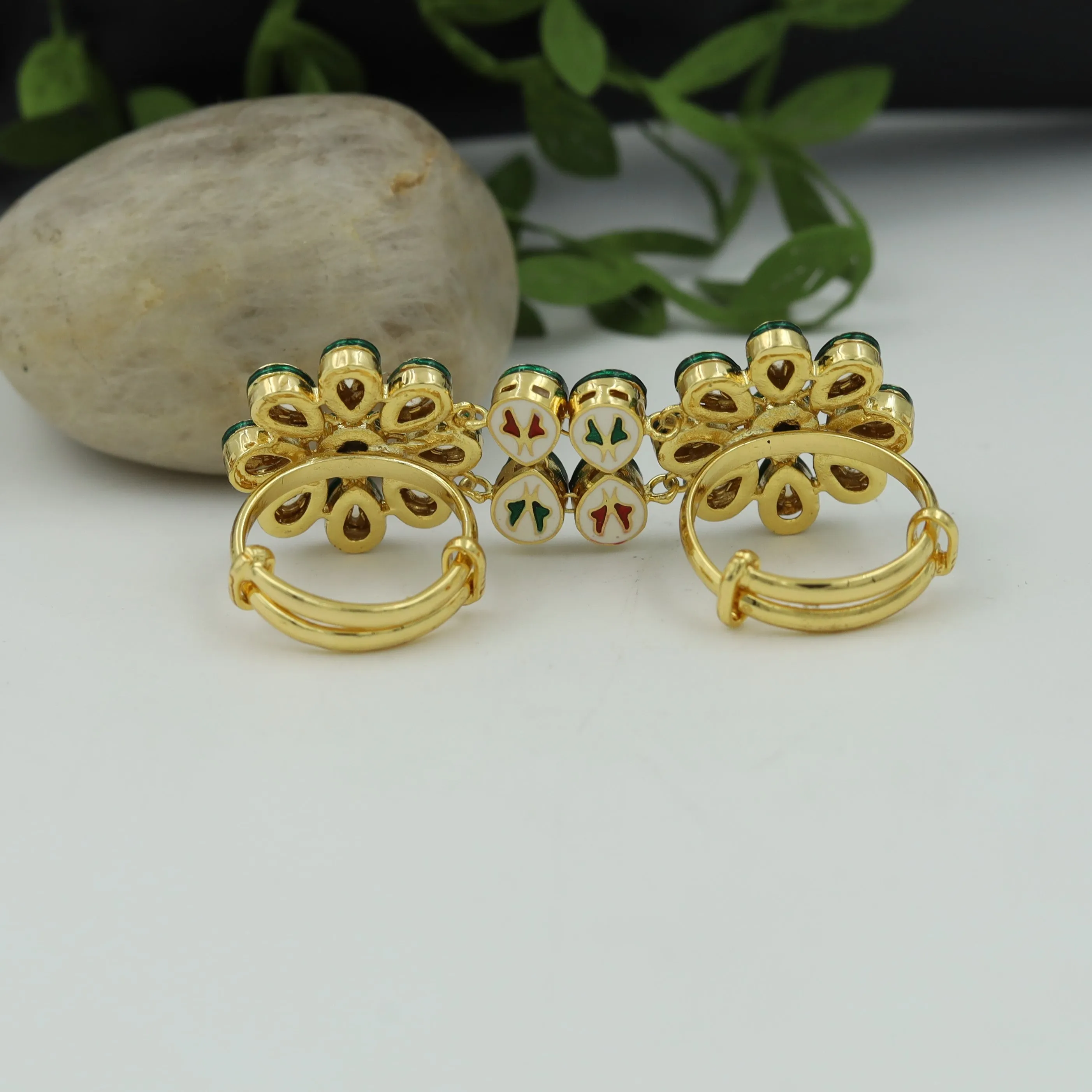 Kundan Adjustable Ring 7511-34