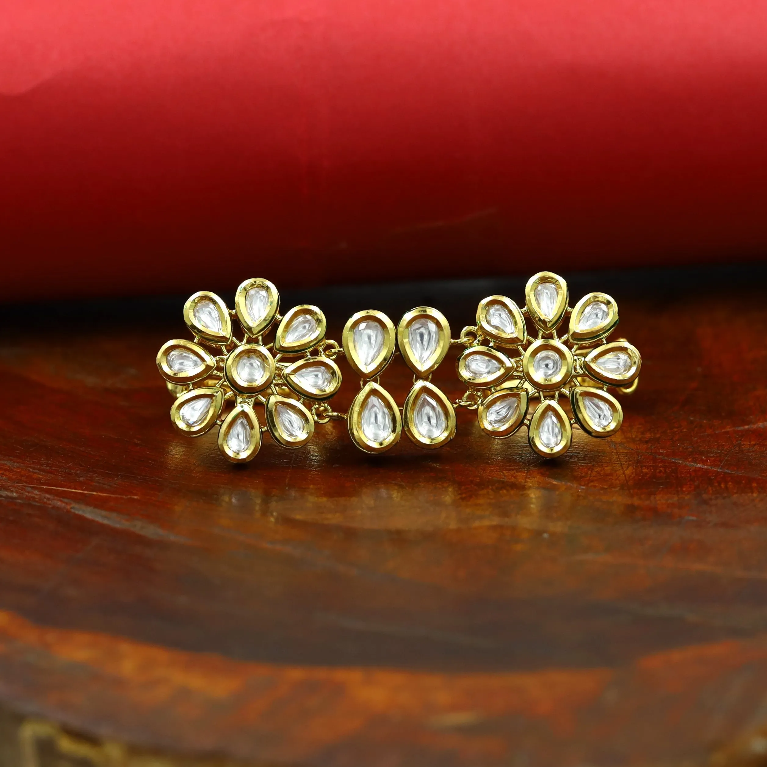 Kundan Adjustable Ring 7511-34