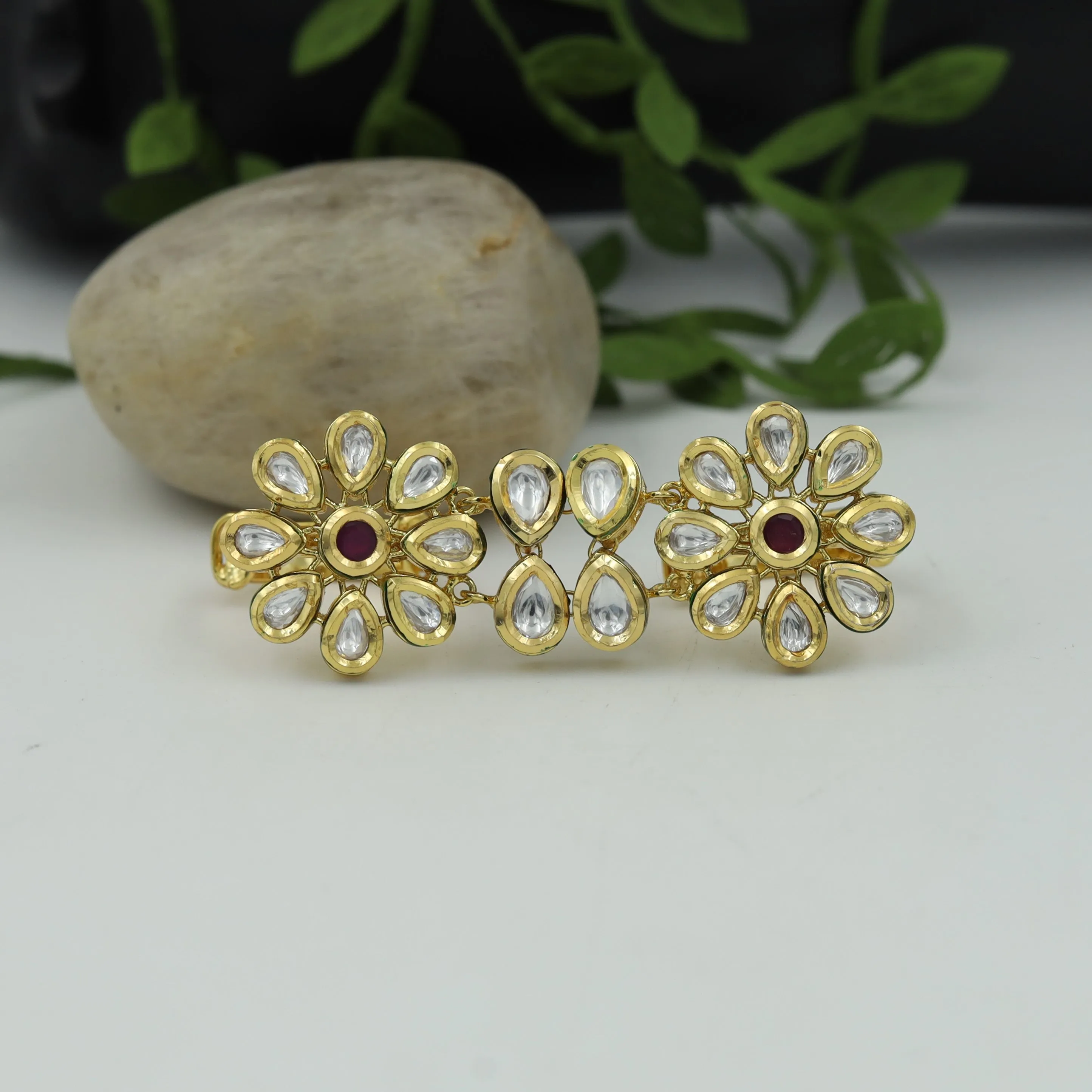 Kundan Adjustable Ring 7511-34