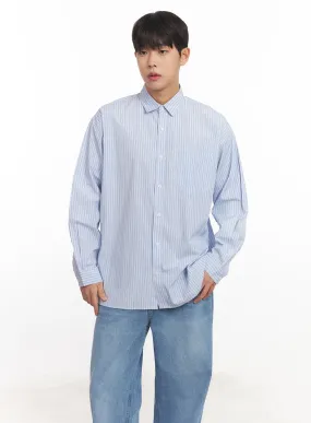 Men's Classic Stripe Collared Shirt IM527