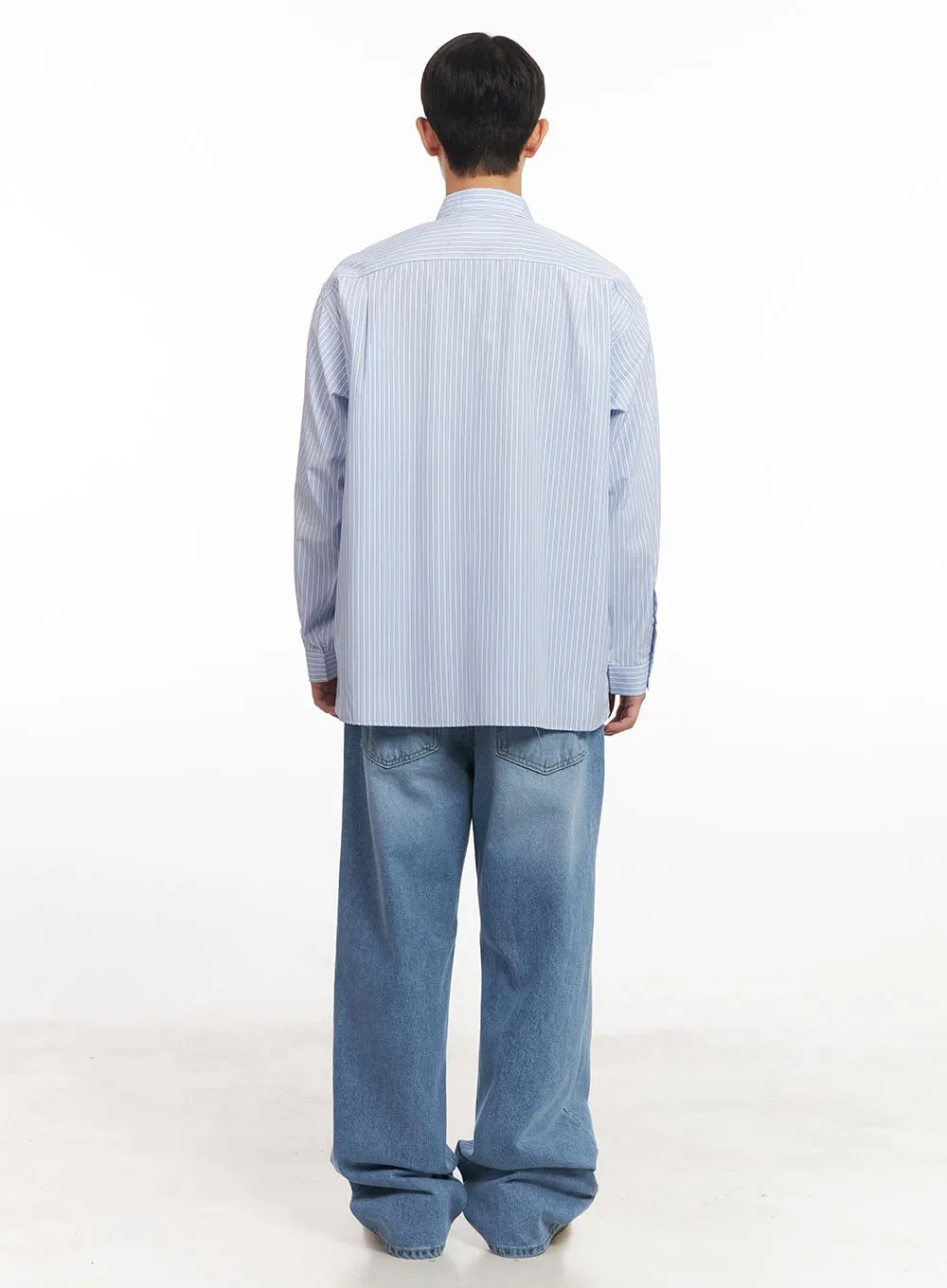 Men's Classic Stripe Collared Shirt IM527