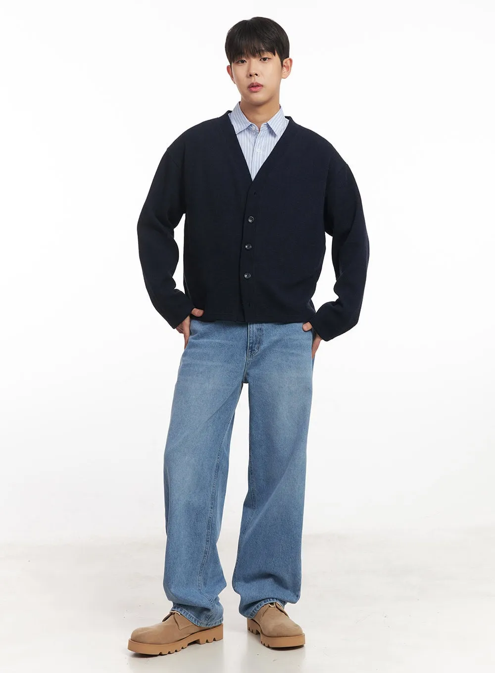 Men's Classic Stripe Collared Shirt IM527