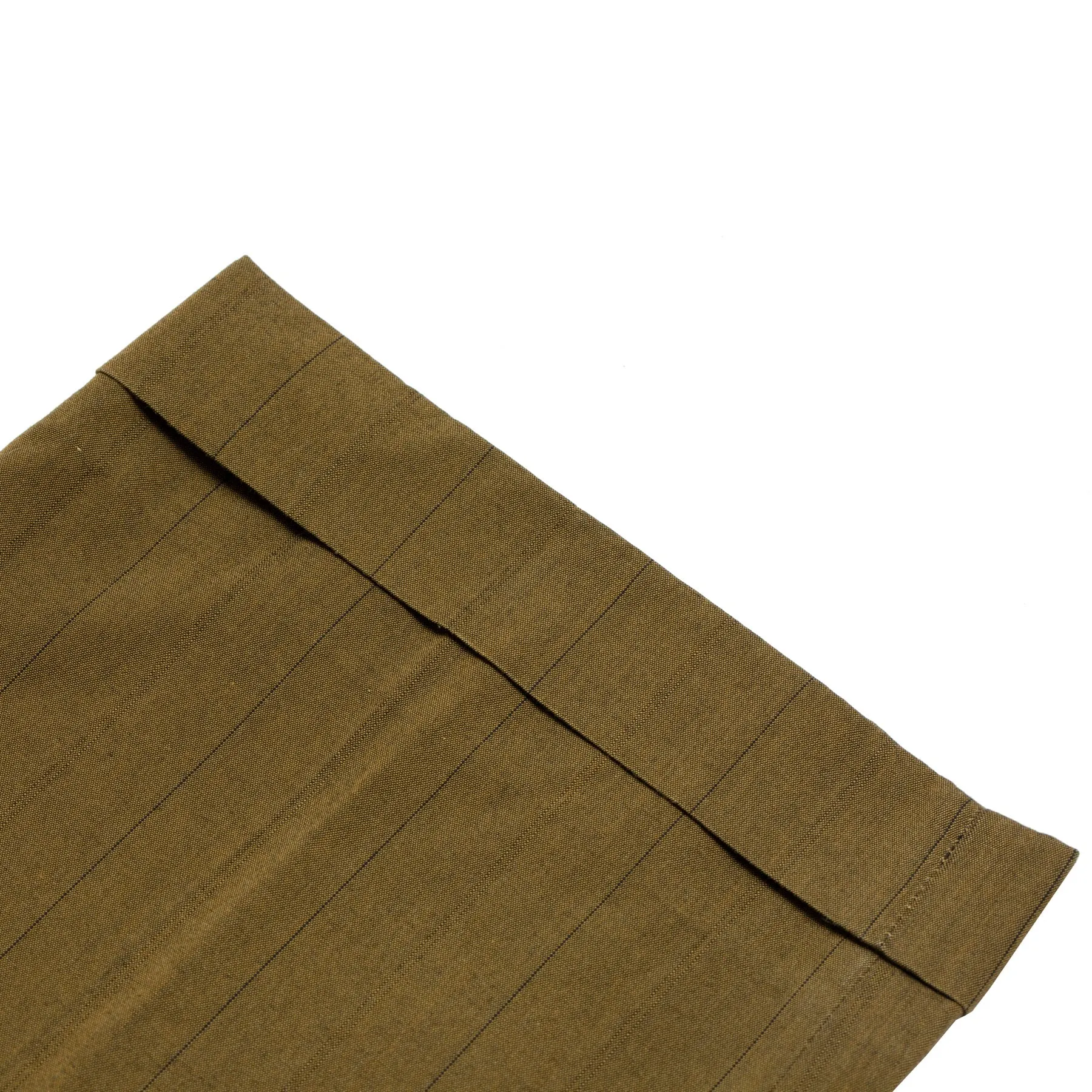 Oxford Weave, Pinstripe, Summer-Weight, Cuffed Hems