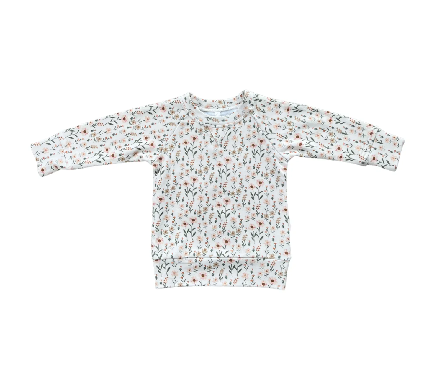 Raglan Sweatshirt - Daisy Field, Baby