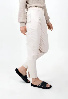 Salo QVD Tapered Trousers in Egret