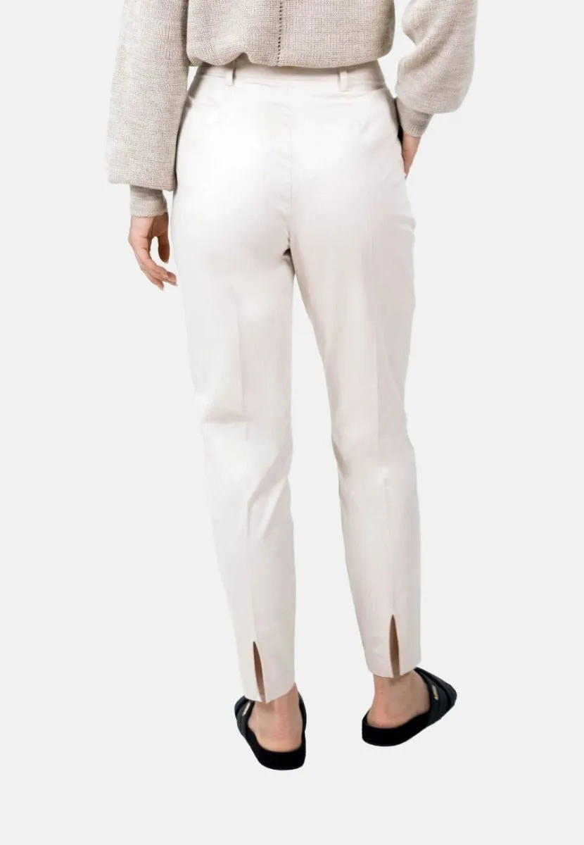 Salo QVD Tapered Trousers in Egret