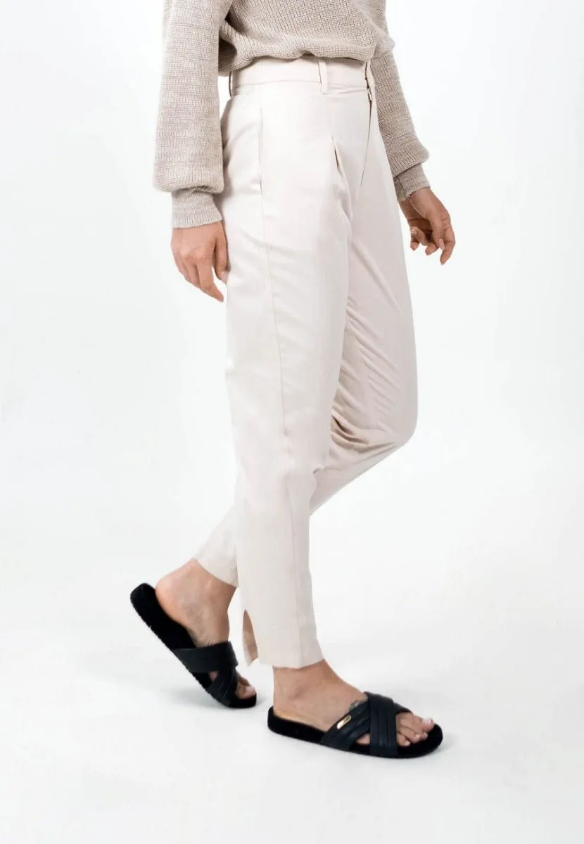 Salo QVD Tapered Trousers in Egret