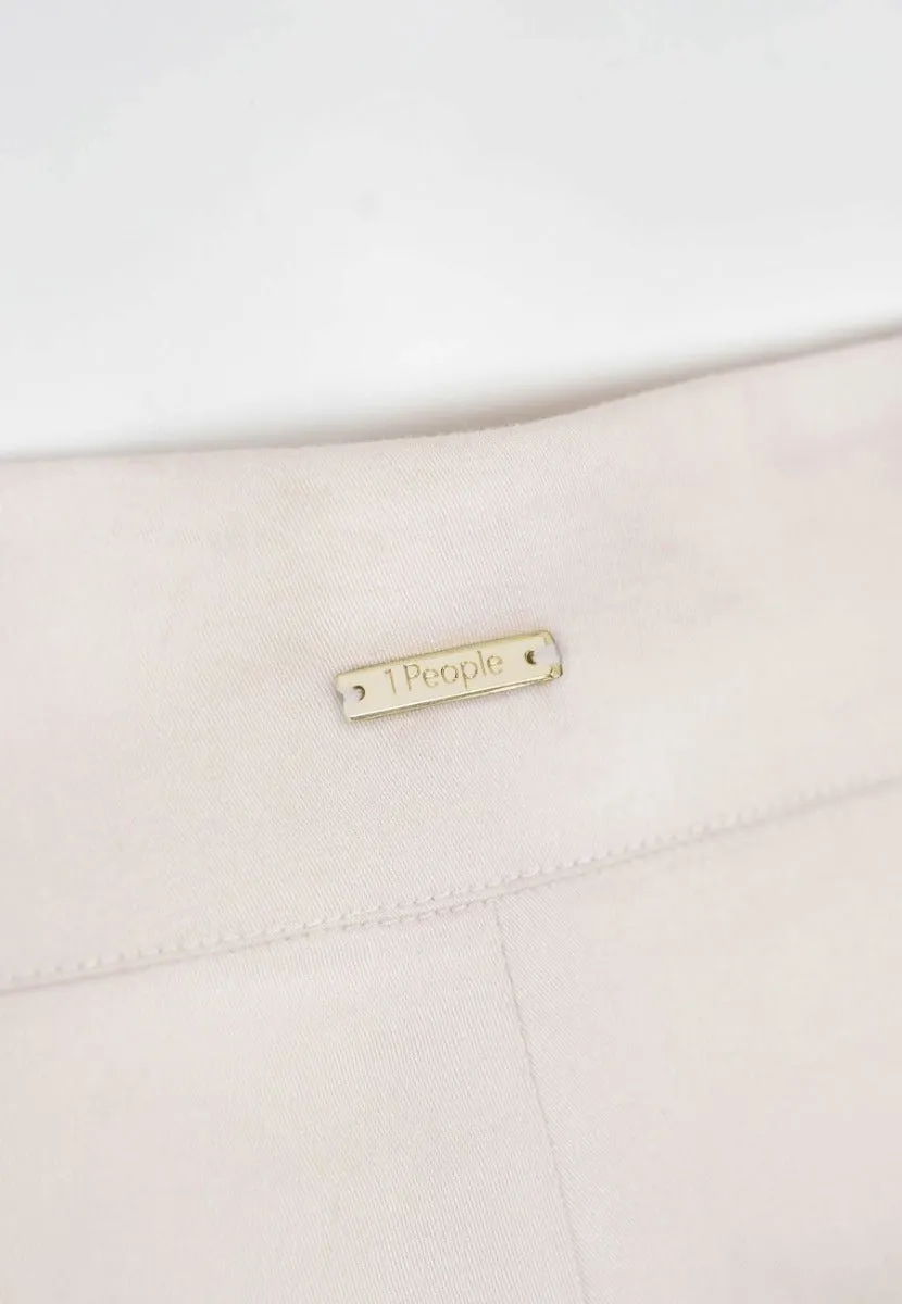 Salo QVD Tapered Trousers in Egret