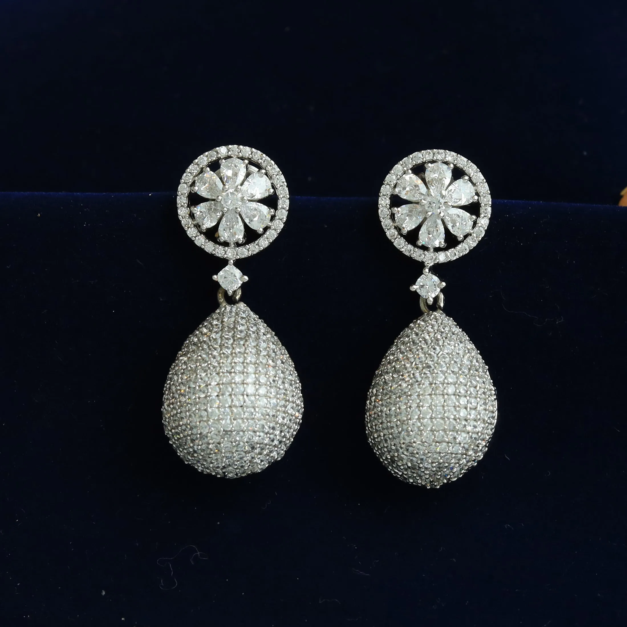 Silver Zircon/AD Earring 5617-9682