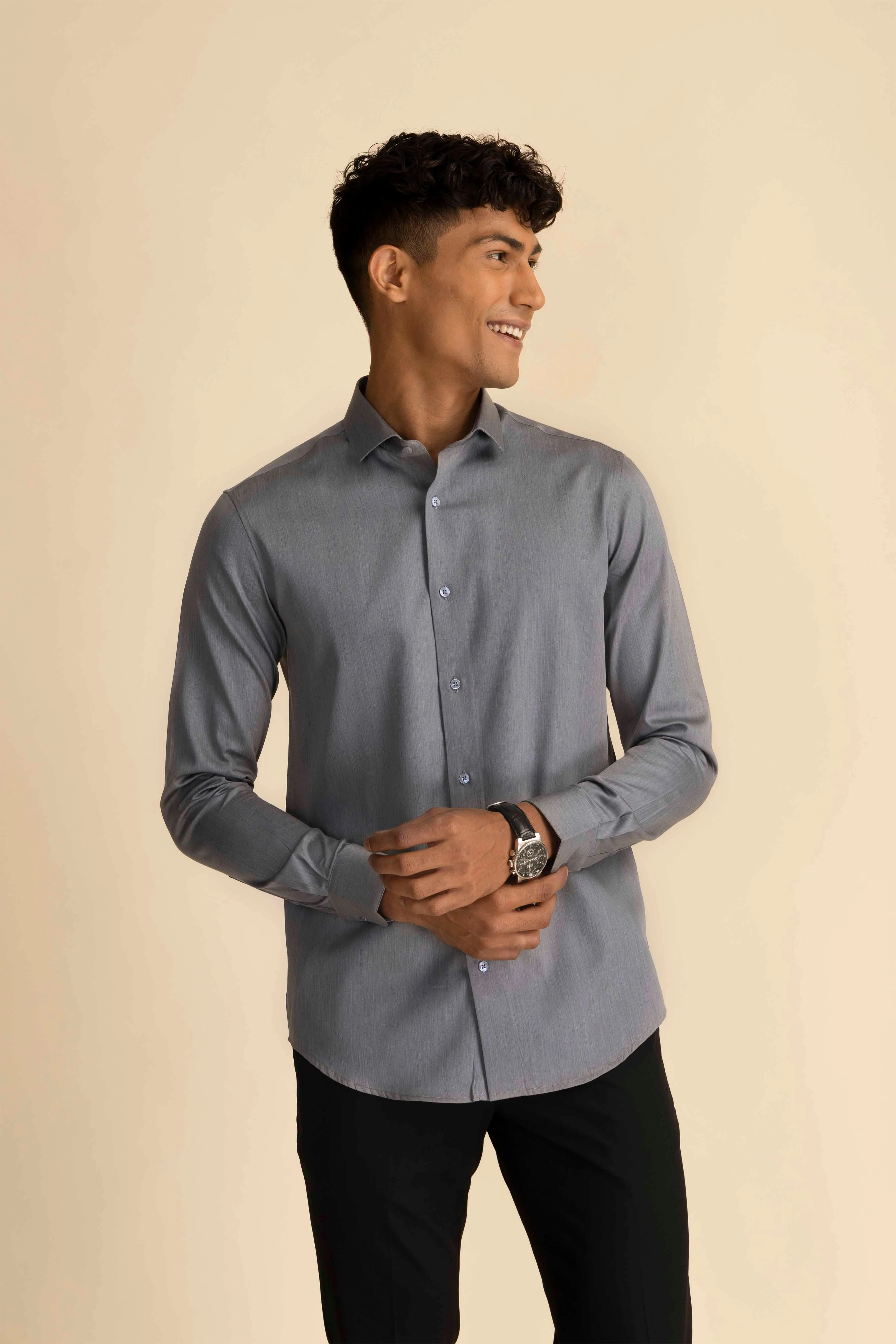 Slate Melange Shirt