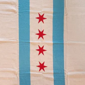 Spring Turkish Blanket - Chicago Flag