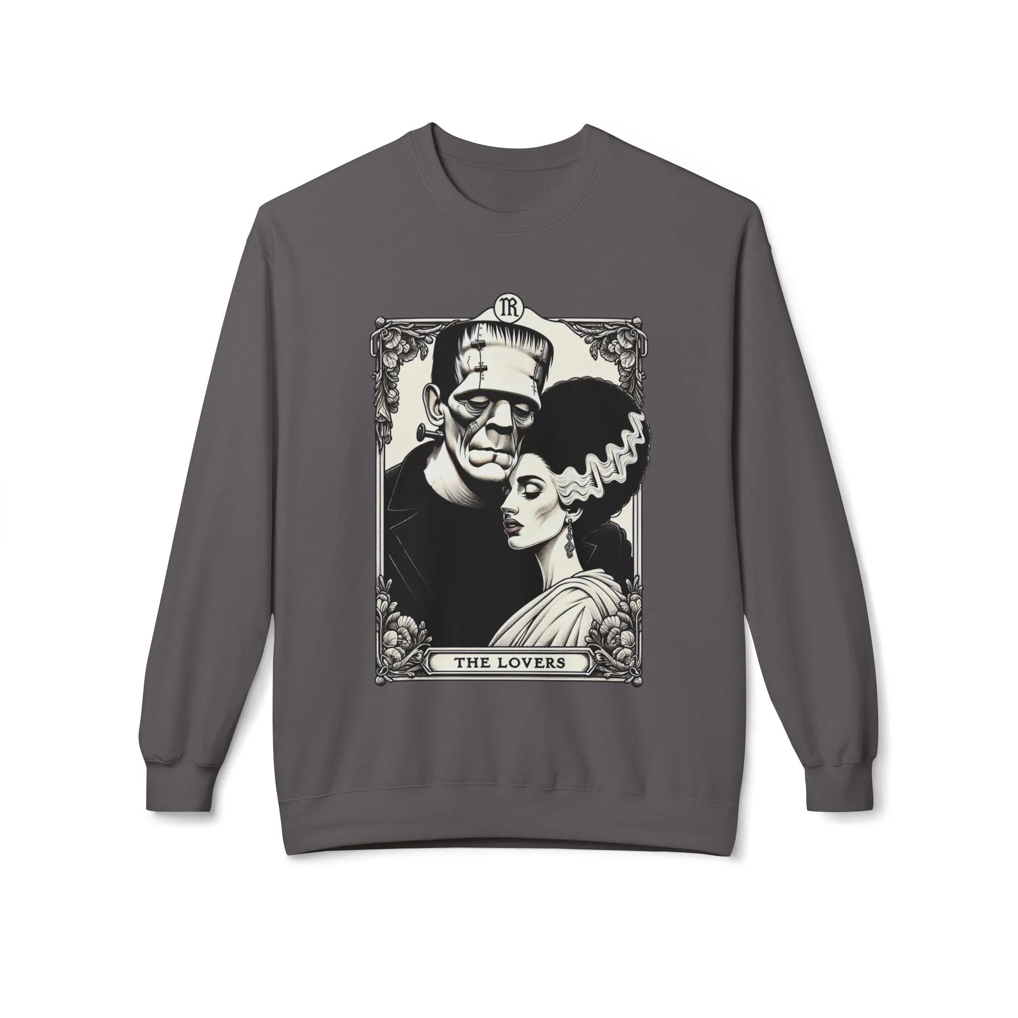 The Lovers Tarot Frankenstein & Bride Sweatshirt