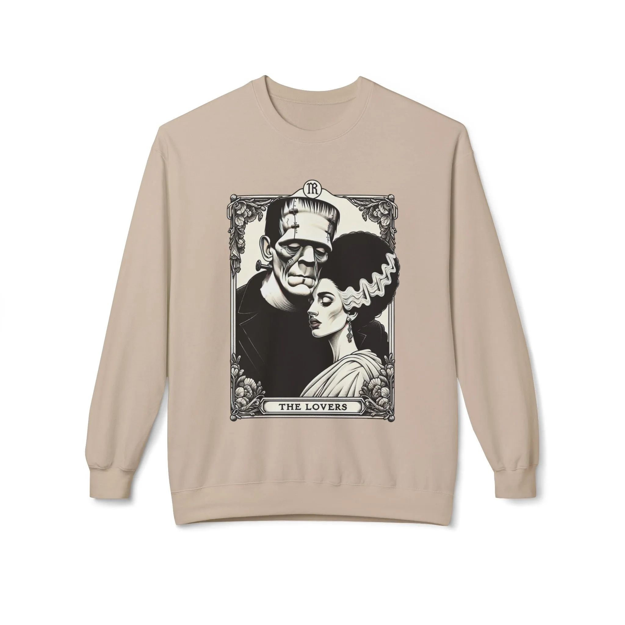 The Lovers Tarot Frankenstein & Bride Sweatshirt