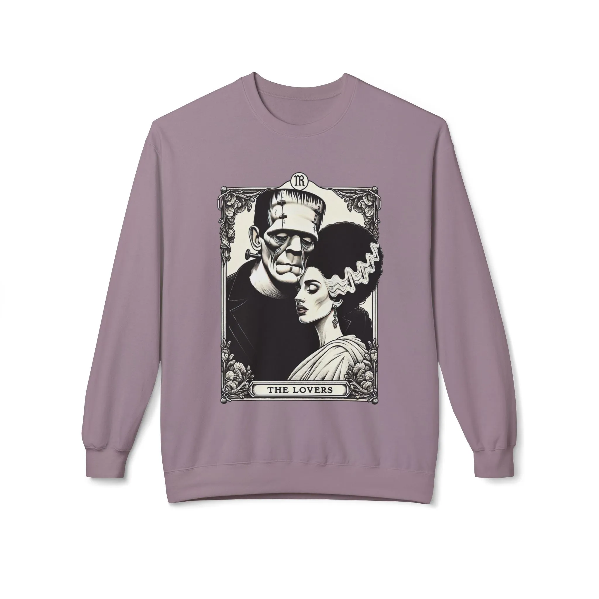 The Lovers Tarot Frankenstein & Bride Sweatshirt