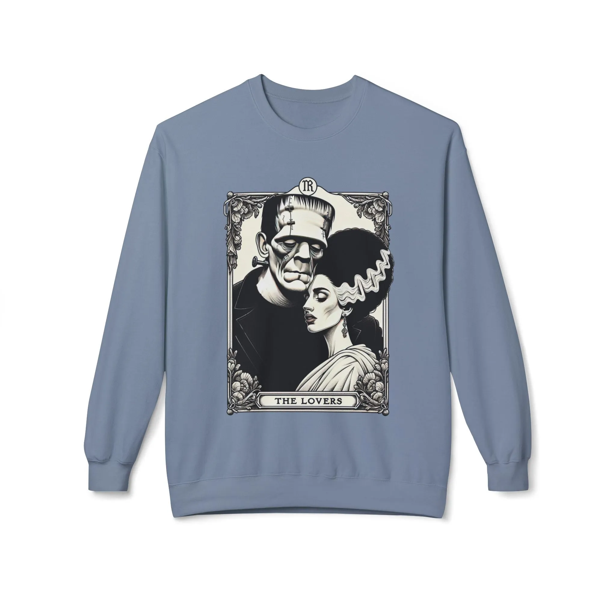 The Lovers Tarot Frankenstein & Bride Sweatshirt