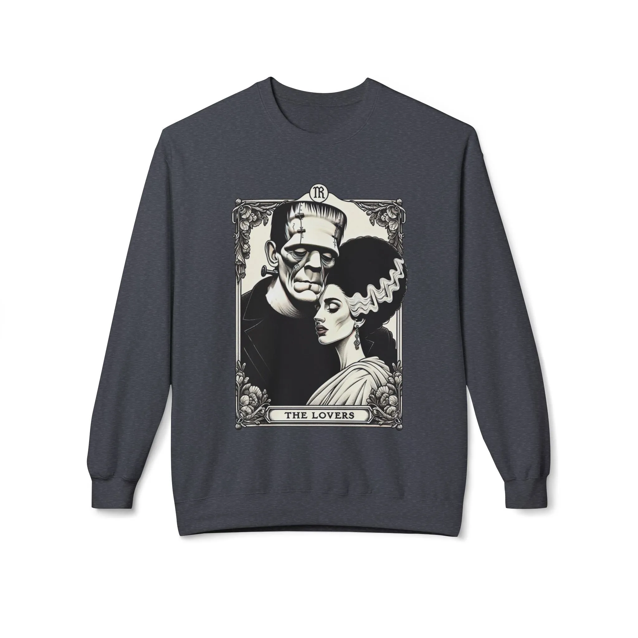 The Lovers Tarot Frankenstein & Bride Sweatshirt