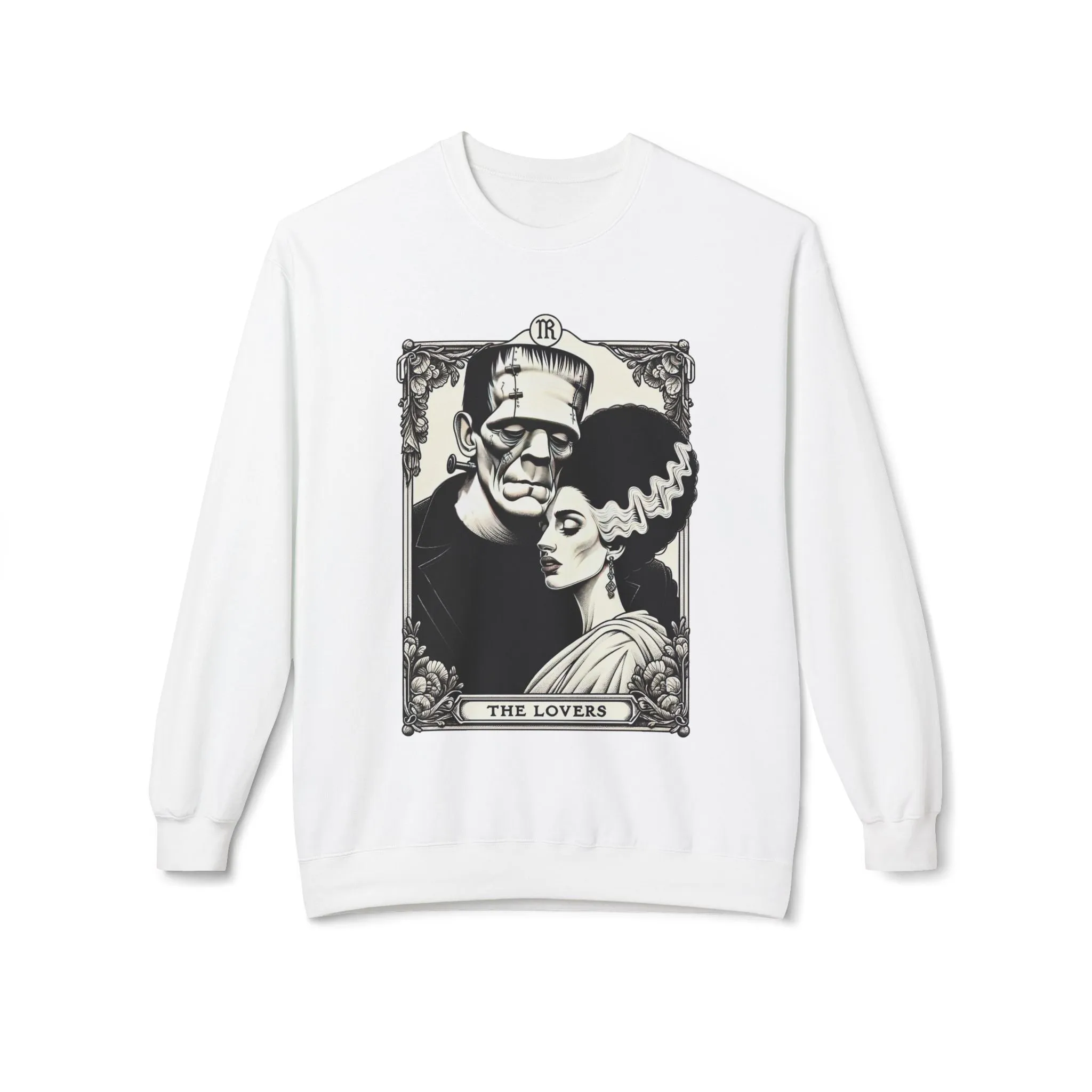 The Lovers Tarot Frankenstein & Bride Sweatshirt
