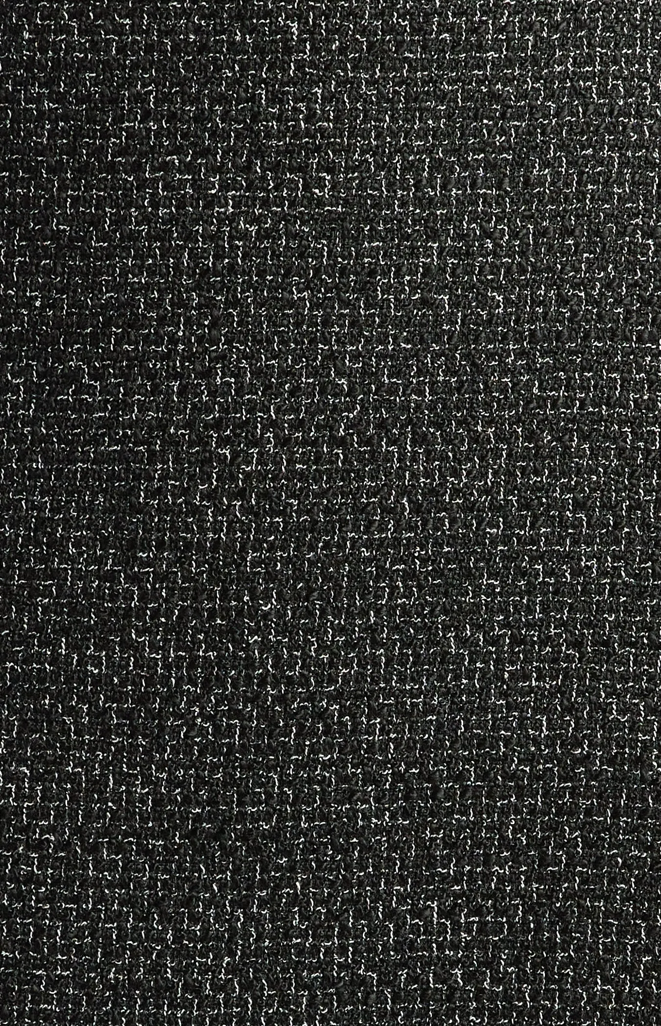 Vasila Wrap Tweed Mini Skirt - Black/White Marl