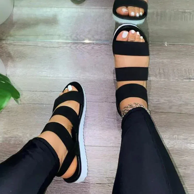 Vera | Stylish Flat Open Toe Summer Sandals