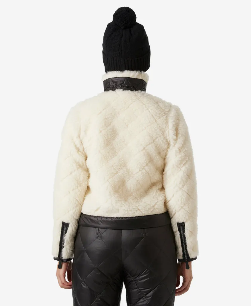 W DIAMOND PILE JKT, Snow