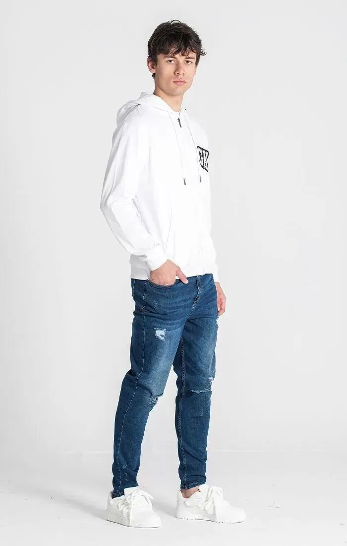 White Hoodie Jacket