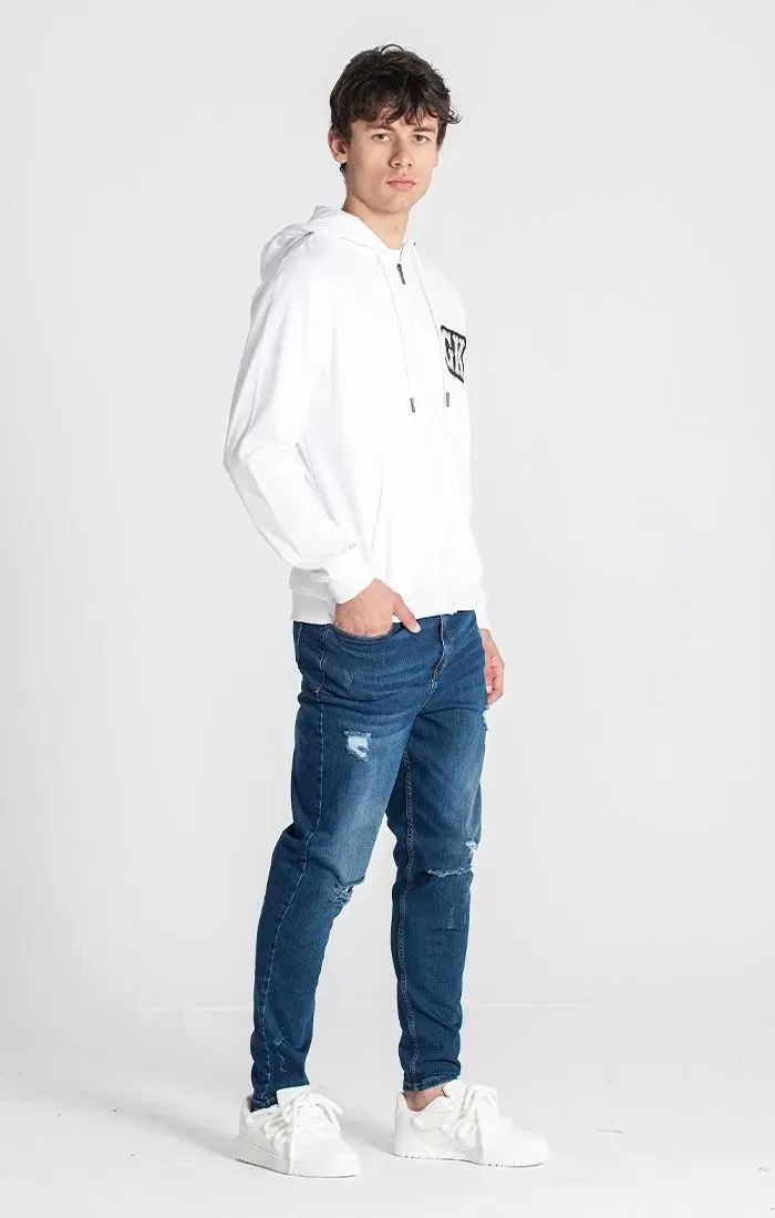 White Hoodie Jacket